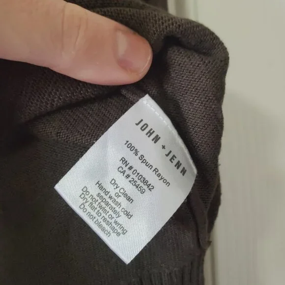 Revolve John + Jenn Dark Green Spun Rayon V-Neck Sweater S - Picture 5 of 7